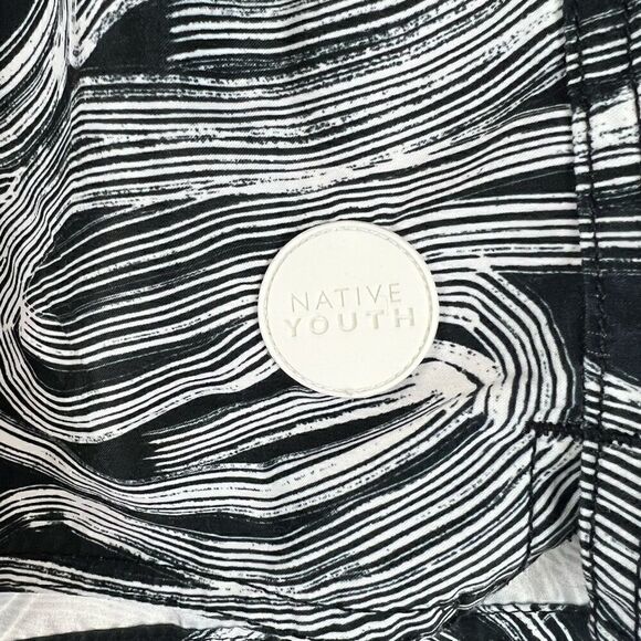 COPY - Native Youth Black and White swim Trunks - Picture 6 of 7